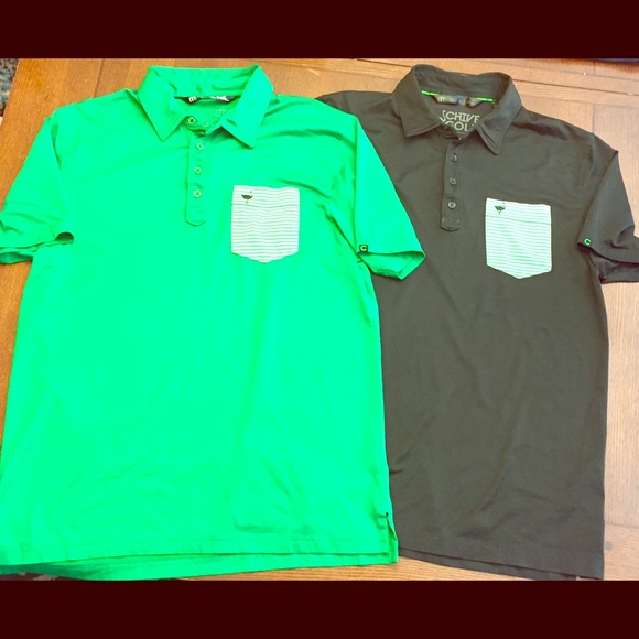Travis Mathew Other - Lot Of 2 TRAVIS MATHEW Golf Polo Sz L Chive
